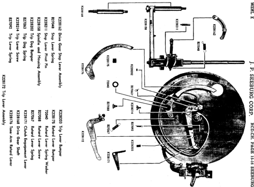 K ; Seeburg Corp., J. P. (ID = 812073) R-Player