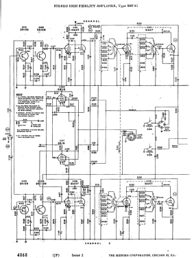 Stereophonic High Fidelity Amplifier SHFA1; Seeburg Corp., J. P. (ID = 2713634) Verst/Mix