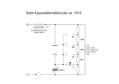 Kapazitätsmessbrücke LC10; Seibt, Dr. Georg (ID = 335645) Equipment