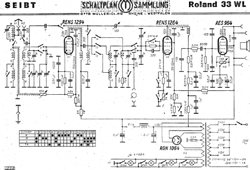 Roland 33WL ; Seibt, Dr. Georg (ID = 3041438) Radio