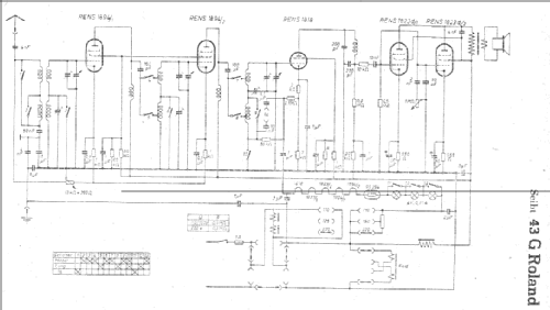 Roland 43LG; Seibt, Dr. Georg (ID = 6070) Radio