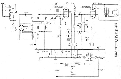 Tannenberg 214G; Seibt, Dr. Georg (ID = 5990) Radio