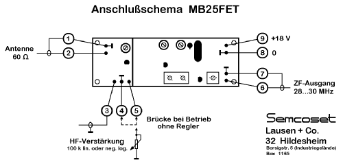2-m-Konverter MB 25 FET; Semco Electronic (ID = 1396569) Converter