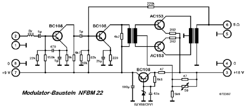 Modulator-Baustein NFBM 22; Semco Electronic (ID = 1392583) mod-past25