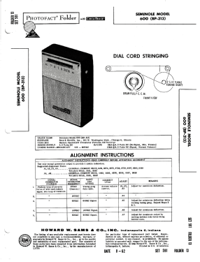 600 BP-313 ; Seminole Sans & (ID = 2935854) Radio