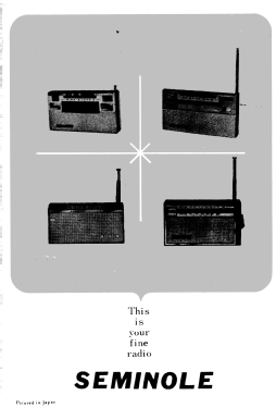 AM-FM Eleven Transistor 1100; Seminole Sans & (ID = 2920247) Radio