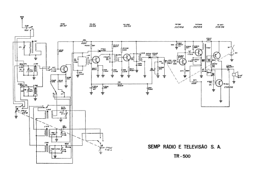 TR-500; SEMP -TCL, Toshiba, (ID = 1360522) Radio