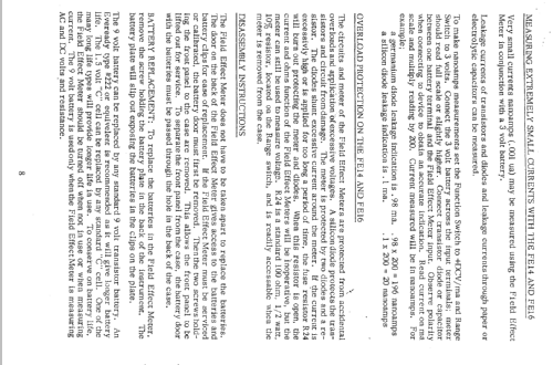 Field Effect Meter FE14; Sencore; Sioux Falls (ID = 2660369) Ausrüstung