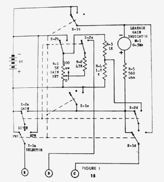 Transistor Crystal Diode Checker TDC22 Equipment Sencore; Sioux Falls ...