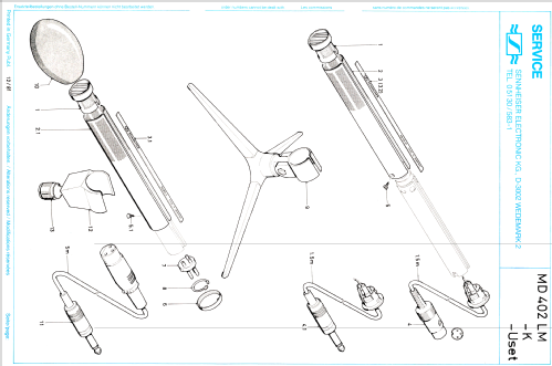 MD402LM; Sennheiser (ID = 954957) Microphone/PU