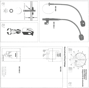 MD908; Sennheiser (ID = 1088131) Microphone/PU