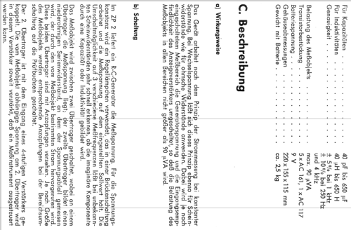 Scheinwiderstandsprüfer ZP2; Sennheiser (ID = 1083951) Ausrüstung