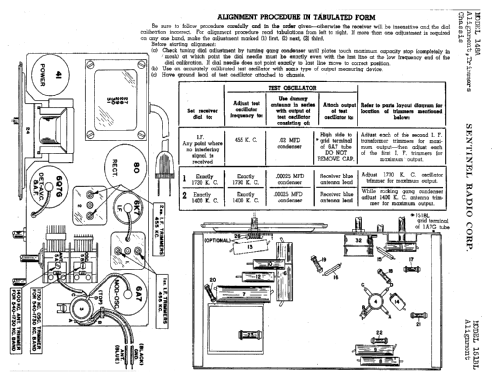 151BL ; Sentinel Radio Corp. (ID = 300378) Radio