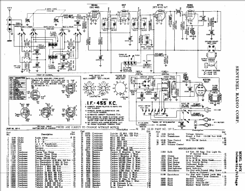 197X ; Sentinel Radio Corp. (ID = 301302) Radio