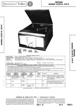 1U339K ; Sentinel Radio Corp. (ID = 2785079) Radio