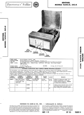 1U342-K; Sentinel Radio Corp. (ID = 3008440) Radio