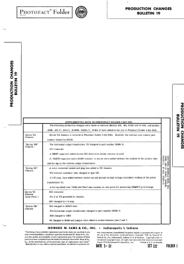 1U423-17; Sentinel Radio Corp. (ID = 2916739) Television