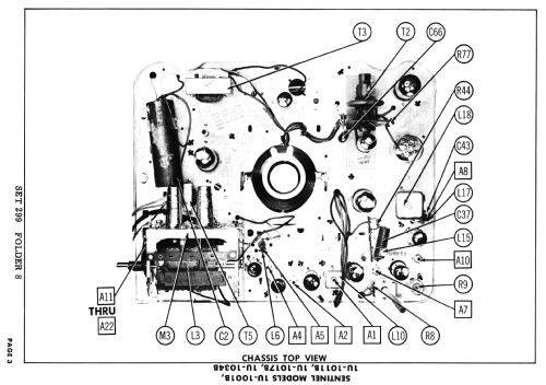 1U-1001B; Sentinel Radio Corp. (ID = 2679289) Televisore