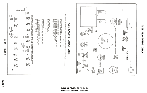 1U-1034B; Sentinel Radio Corp. (ID = 2679344) Television