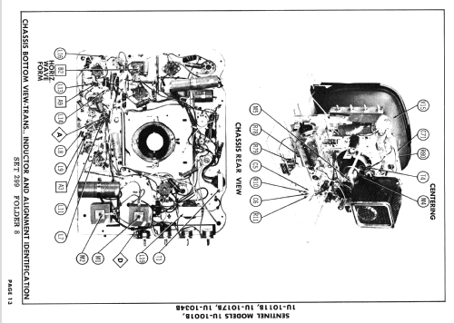 1U-1034B; Sentinel Radio Corp. (ID = 2679355) Television