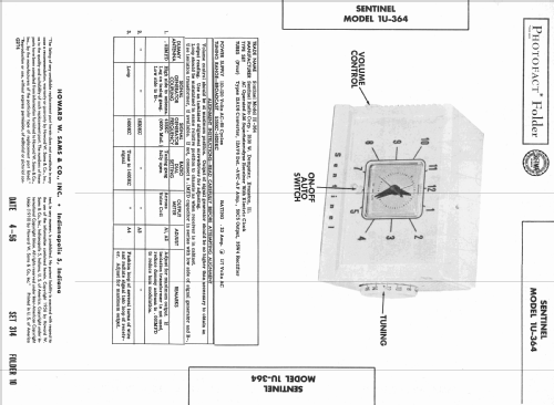 1U-364 ; Sentinel Radio Corp. (ID = 2174560) Radio