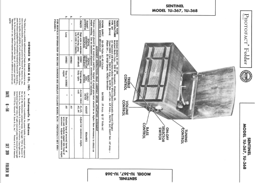 1U-367 ; Sentinel Radio Corp. (ID = 2250184) Radio