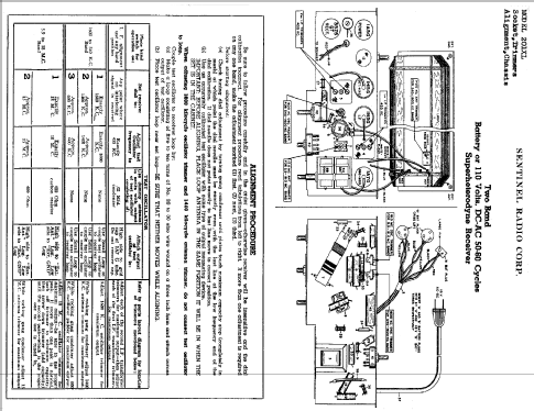 201XL ; Sentinel Radio Corp. (ID = 301775) Radio