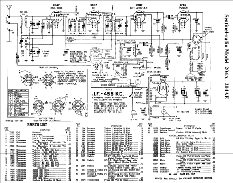 204A ; Sentinel Radio Corp. (ID = 295764) Radio