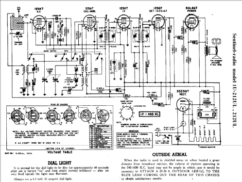 212 UL ; Sentinel Radio Corp. (ID = 285692) Radio