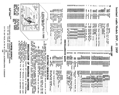 285-P or 285-PR ; Sentinel Radio Corp. (ID = 296971) Radio