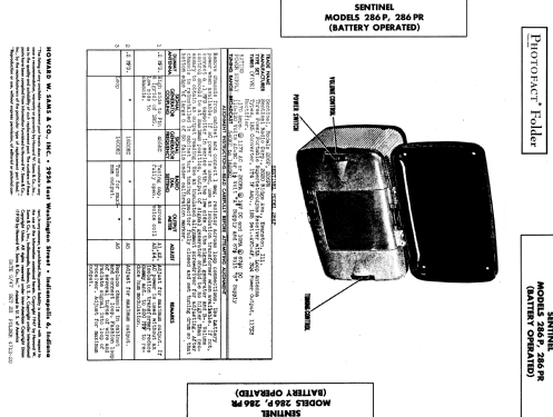 286 P ; Sentinel Radio Corp. (ID = 881864) Radio