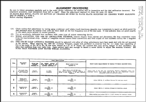 312-PG ; Sentinel Radio Corp. (ID = 254704) Radio