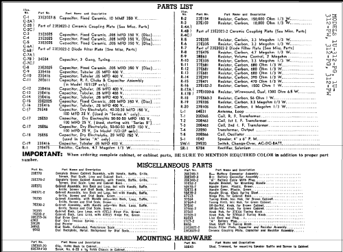 312-PG ; Sentinel Radio Corp. (ID = 254706) Radio