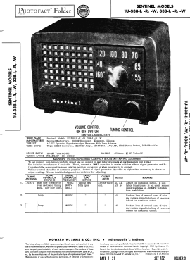 338-W ; Sentinel Radio Corp. (ID = 2841013) Radio