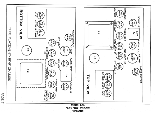 402; Sentinel Radio Corp. (ID = 1366936) Television