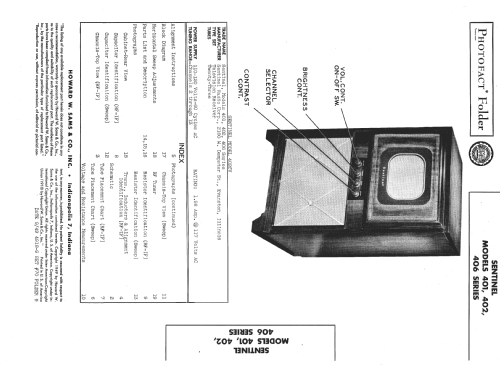 406; Sentinel Radio Corp. (ID = 1366974) Television