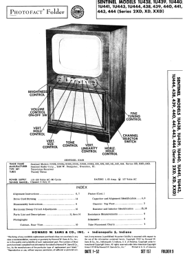 439 ; Sentinel Radio Corp. (ID = 3014380) Télévision