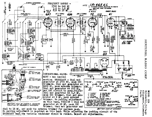 52A ; Sentinel Radio Corp. (ID = 304752) Radio