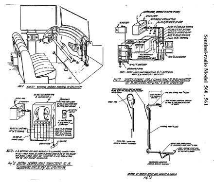 560 ; Sentinel Radio Corp. (ID = 305670) Car Radio