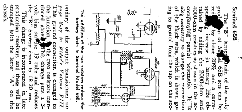 65B ; Sentinel Radio Corp. (ID = 306023) Radio