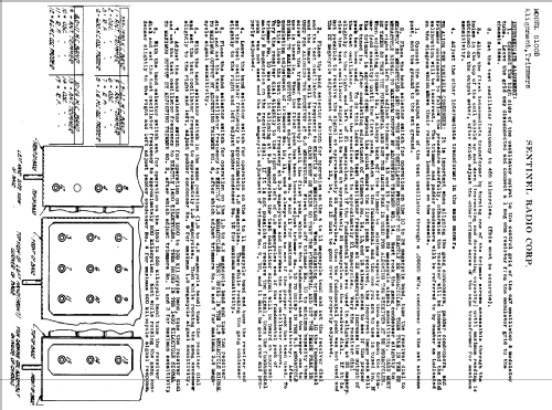 8100B ; Sentinel Radio Corp. (ID = 306747) Radio