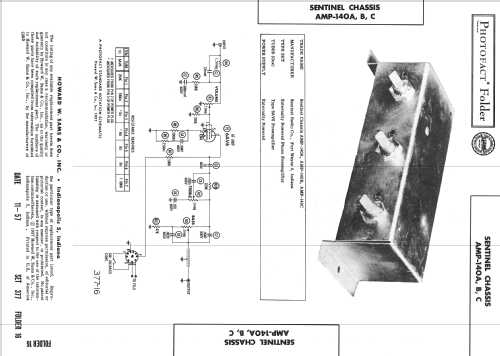 Ch= AMP-140C; Sentinel Radio Corp. (ID = 2467547) Ampl/Mixer