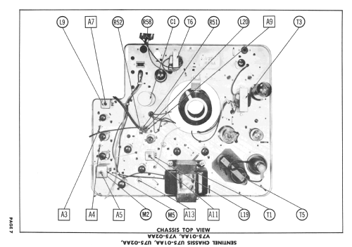 Ch= U75-02AA; Sentinel Radio Corp. (ID = 2416909) Television