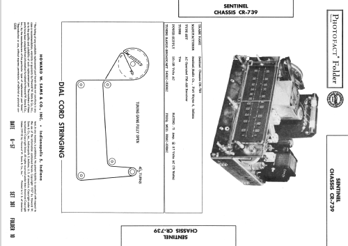 CR-739 ; Sentinel Radio Corp. (ID = 2382716) Radio