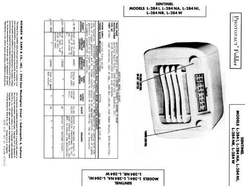 L-284NA ; Sentinel Radio Corp. (ID = 881845) Radio