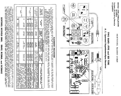 RC206AE ; Sentinel Radio Corp. (ID = 301967) Radio