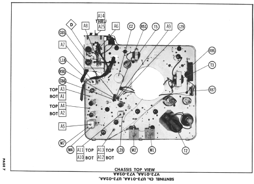 Sentinel Ch= U73-01AA; Sentinel Radio Corp. (ID = 2412415) Television