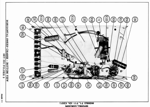 711 Ch= C-201; Setchell Carlson, (ID = 1848202) Fernseh-R