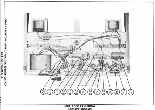 P-61 Ch= C-100; Setchell Carlson, (ID = 2162474) Television