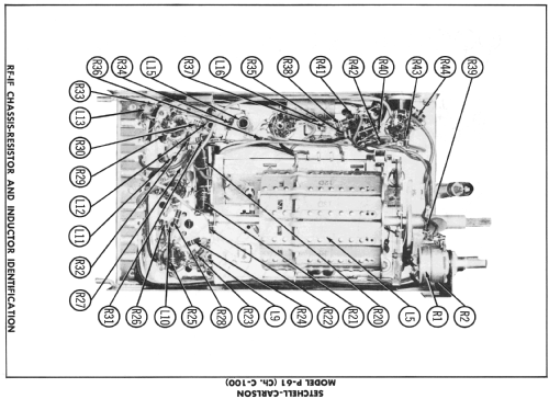 P-61 Ch= C-100; Setchell Carlson, (ID = 2162475) Fernseh-E